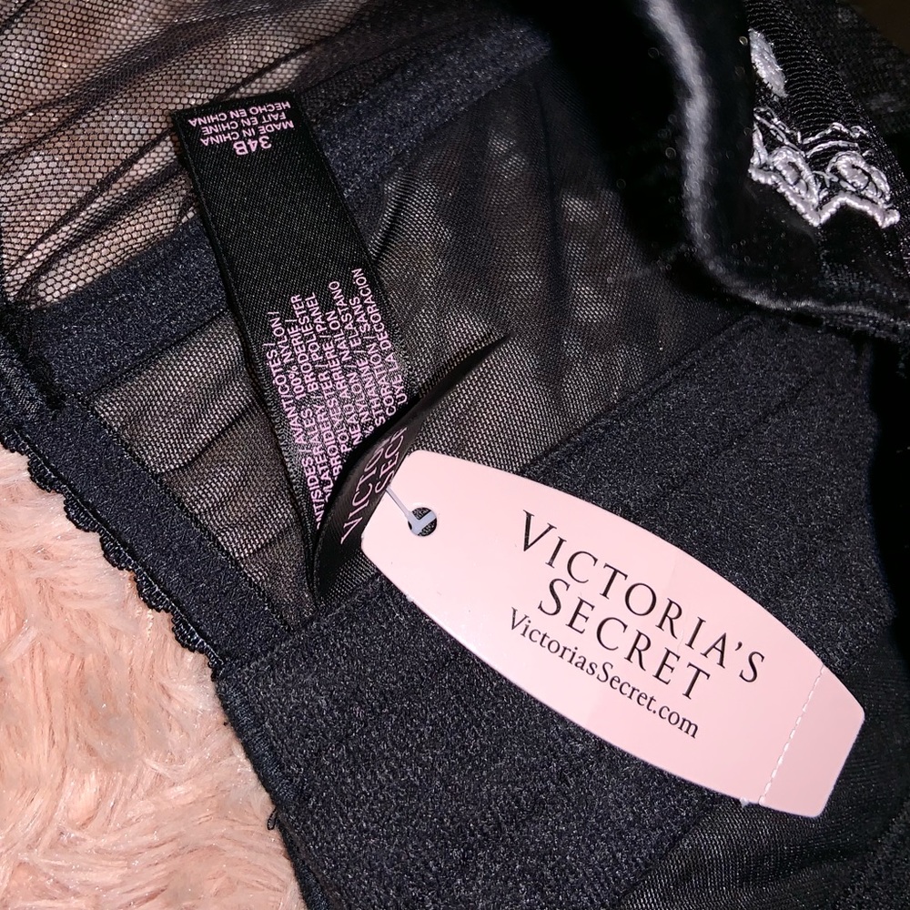 NWT Victoria’s Secret black polka dot lingerie - Picture 4 of 4
